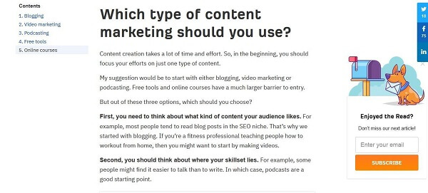 Ahrefs form conversions example